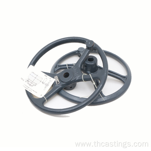 Customized factory Cast Iron Alloy chrome hand wheel